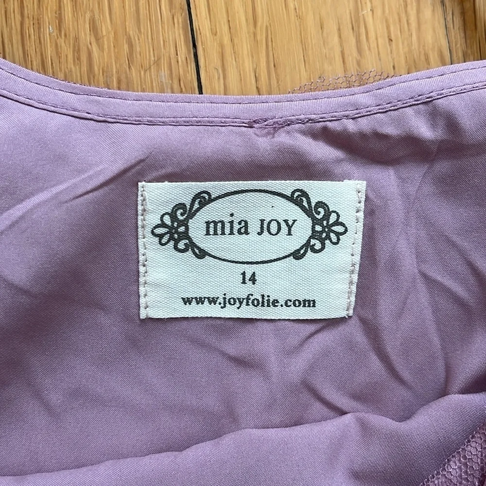 Mia Joy Joyfulie Dusty Rose Boho Mesh Overlay Asymmetrical Hem Maxi Dress